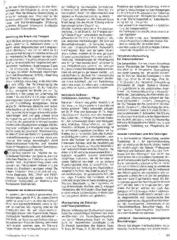 Vorschauseite 2: Klinische und apparative Überwachung Grundlagen - Probleme - Erfahrungen