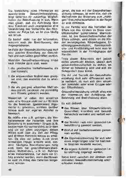 Vorschauseite 2: Gesundheit - Gesundheitserziehung
