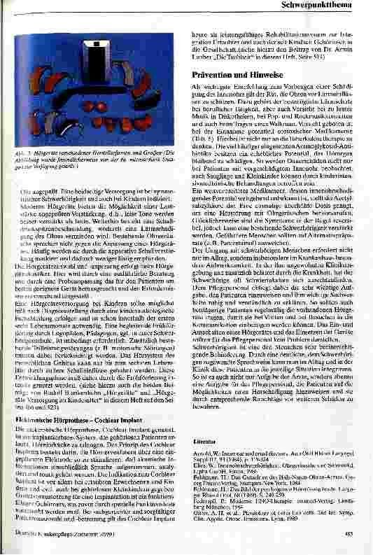 Vorschauseite 6: Innenohrschwerhörigkeit Pathophysiologische und klinische Aspekte