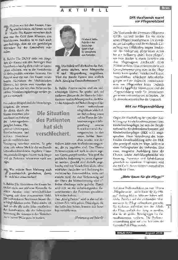 Vorschauseite 2: Gesundheit wird immer teurer