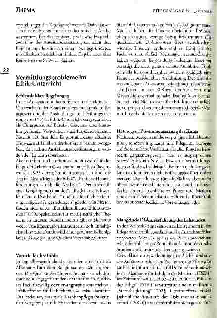 Vorschauseite 2: Ist immer Ethik drin, wo Ethik draufsteht? Typische Probleme in der Vermittlung von Ethik