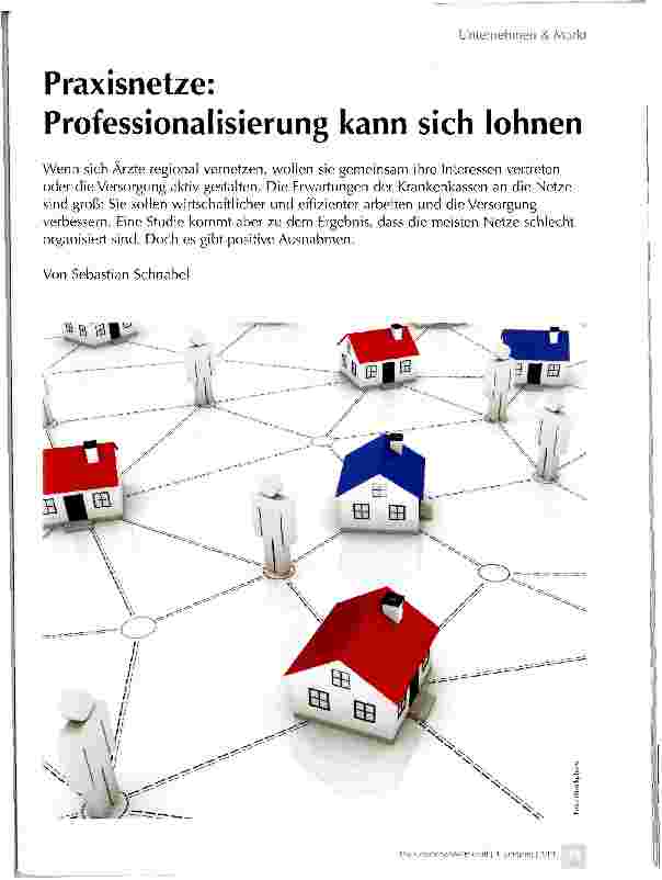 Vorschauseite 1: Praxisnetze: Professionalisierung kann sich lohnen