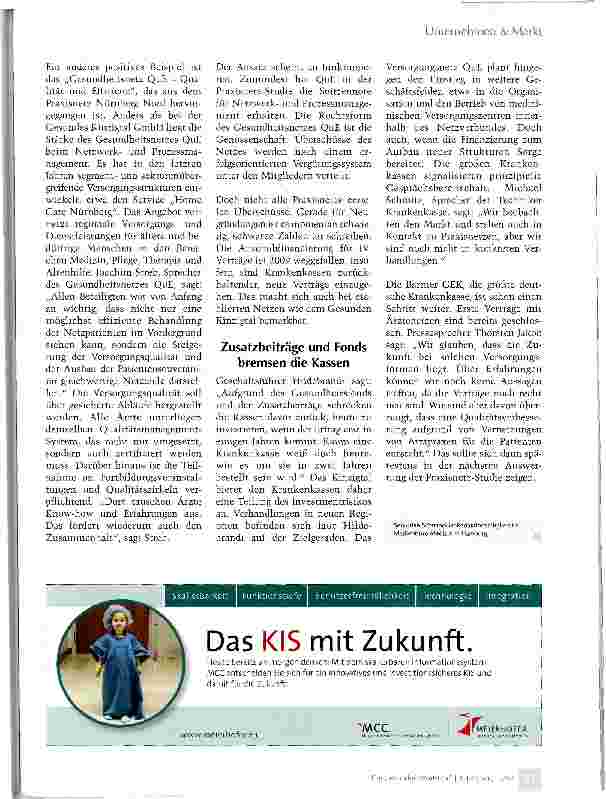 Vorschauseite 3: Praxisnetze: Professionalisierung kann sich lohnen