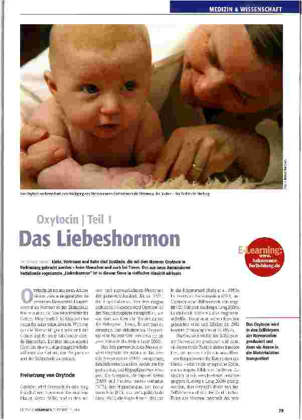 Vorschauseite 1: Oxytocin | Teil1 Das Liebeshormon