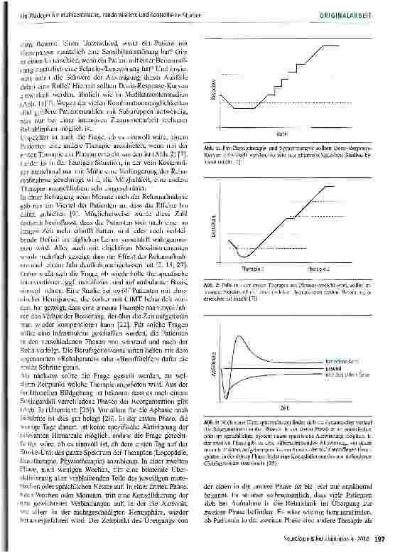 Vorschauseite 4: Neurologische Rehabilitation von Hemiparese und Aphasie: ein Plädoyer für multizentrische, randomisierte und kontrollierte Studien