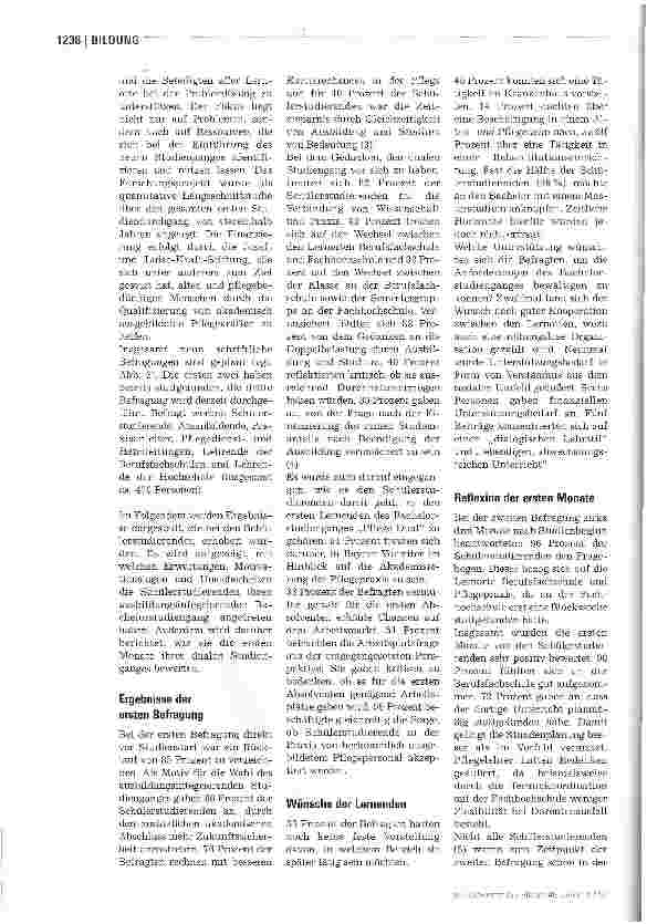 Vorschauseite 3: Studie begleitet BachlelorstudiengangErste Ergebnisse der Evaluationsstudie zu „Pflege Dual