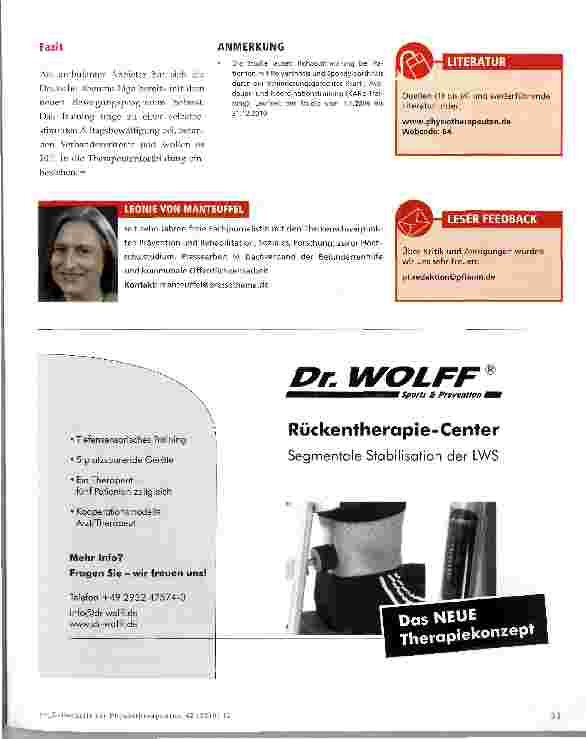 Vorschauseite 4: Schwitzen statt Schonen