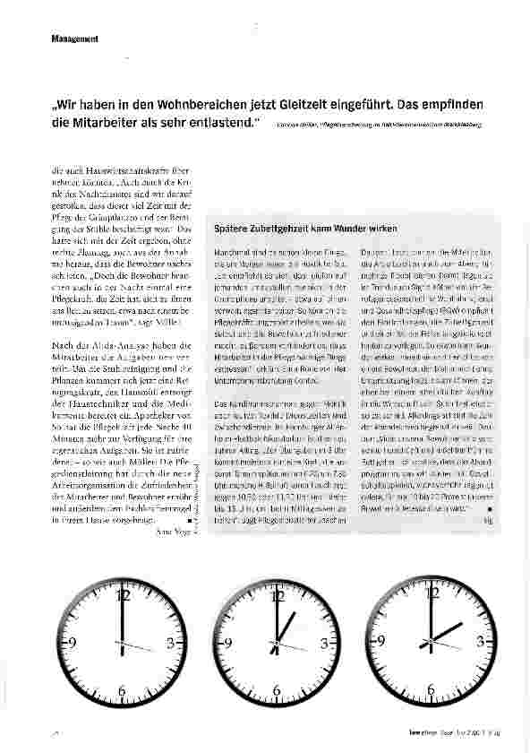 Vorschauseite 3: Schluss mit dem 6-Uhr-Dogma