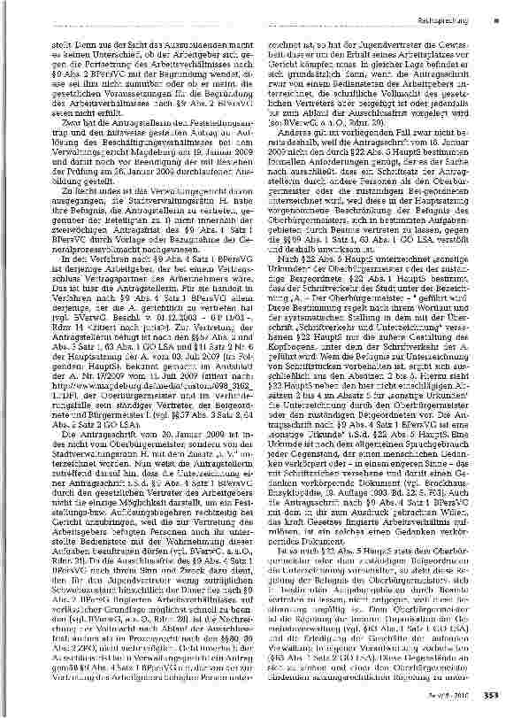 Vorschauseite 3: Weiterbeschäftigung eines Jugend-und Auszubildendenvertreters