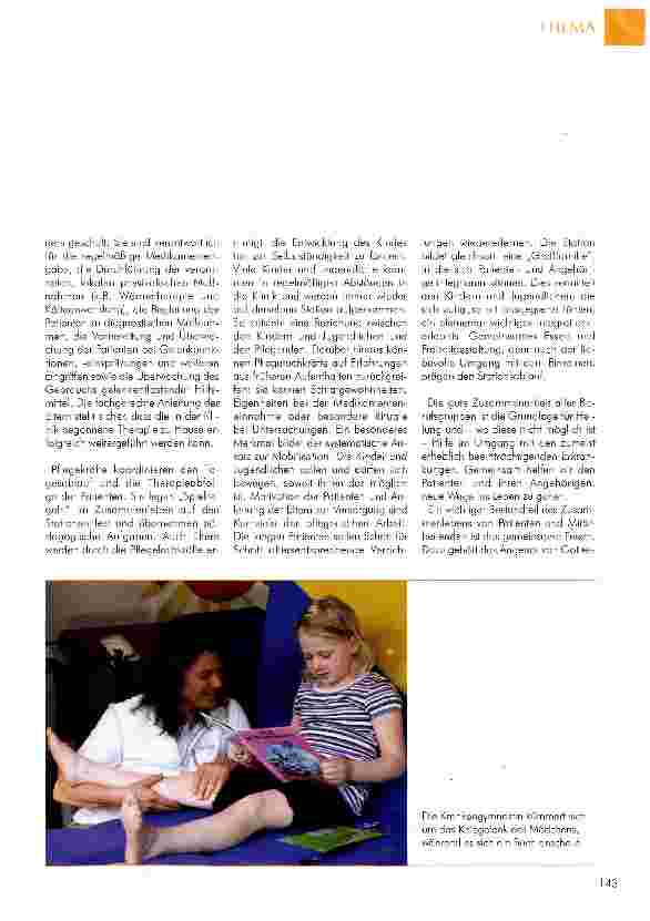 Vorschauseite 3: Ganzheitliche Behandlung am Deutschen • Zentrum für Kinderund Jugendrheumatologie in Garmisch-Partenkirchen