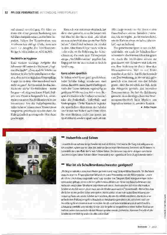 Vorschauseite 3: Gute Noten für die Schwester