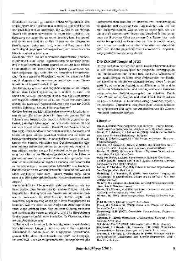 Vorschauseite 3: Interkulturelles Konfliktmanagement im Pflegebereich
