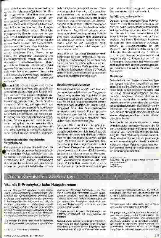 Vorschauseite 2: Menstruation und Menstruationserleben junger Mädchen