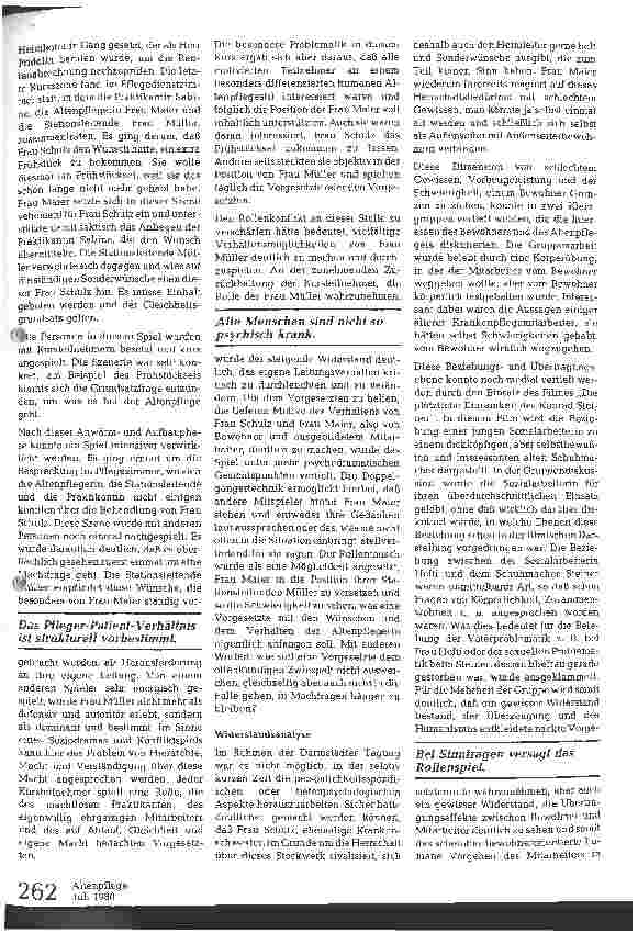Vorschauseite 2: Fortbildung als ganzheitliche Bewußtseinsbildung (II)