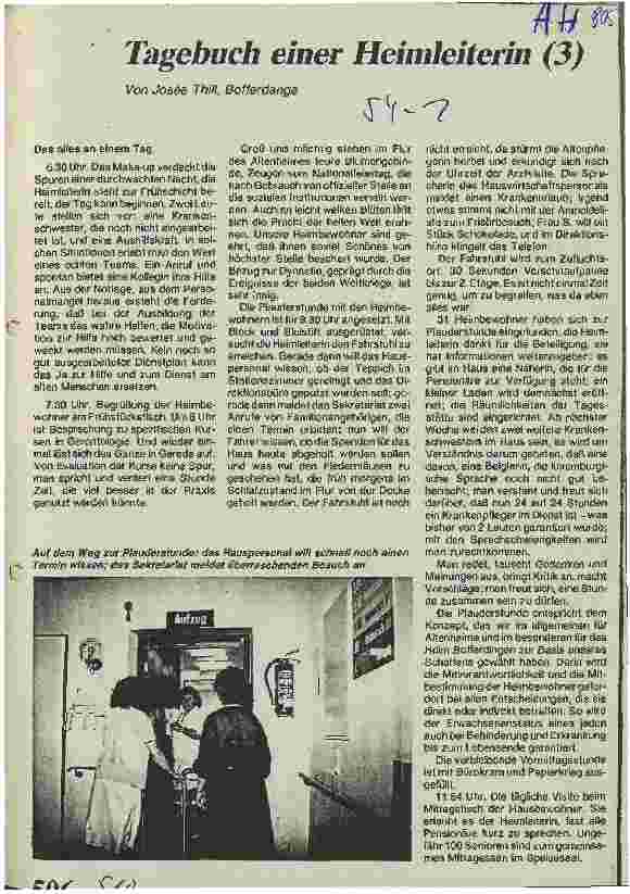 Vorschauseite 1: Tagebuch einer Heimleiterin (3)