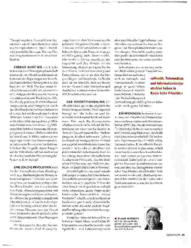 Vorschauseite 2: eHEALTH IM BLICK