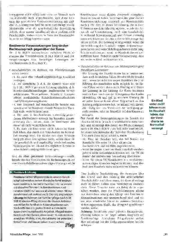 Vorschauseite 2: Den Alltag aufrecht erhalten