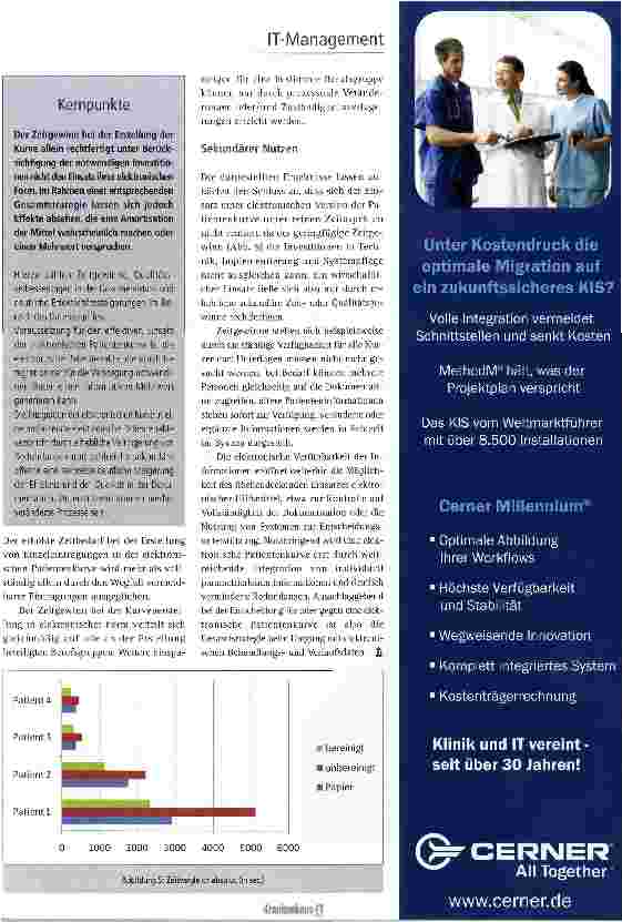 Vorschauseite 2: Die Elektronische Patientenakte im Krankenhaus -Untersuchung und Betrachtungen zum Zeitaufwand