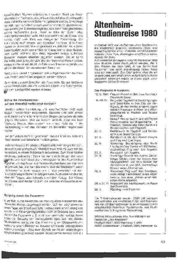 Vorschauseite 5: Brandschutz und Feuersicherheit im Altenheim