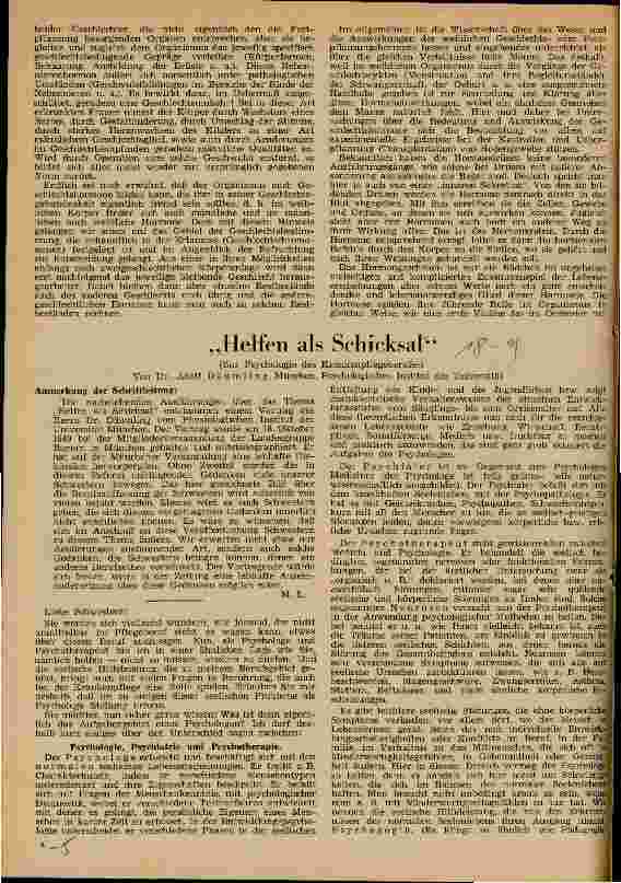 Vorschauseite 1: Helfen als Schicksal