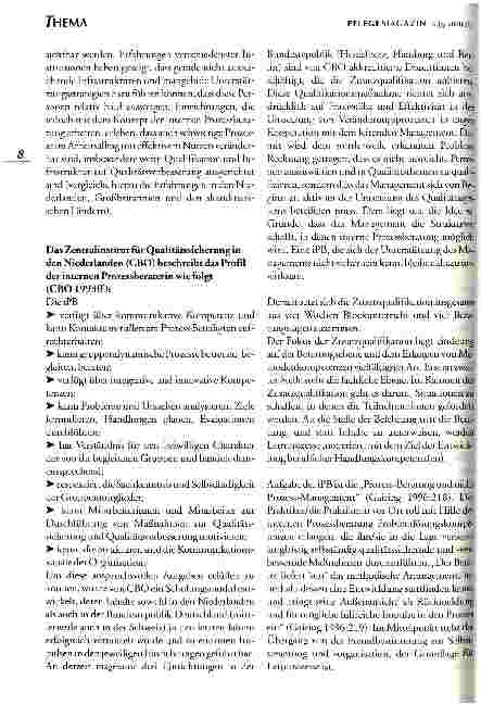 Vorschauseite 3: Interne Prozessberatung im Kontext einer lernenden Organisation