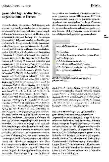 Vorschauseite 4: Interne Prozessberatung im Kontext einer lernenden Organisation