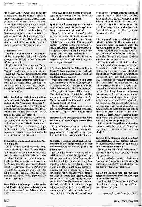 Vorschauseite 2: Von hinten Schwester von vorne Herr Doktor Als Mann in einem Frauenberuf