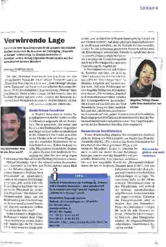 Vorschauseite 1: Verwirrende Lage