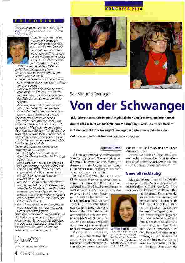Vorschauseite 1: Von der Schwangerschaft zur Elternschaft