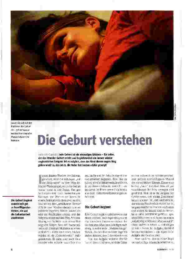 Vorschauseite 1: Die Geburt verstehen