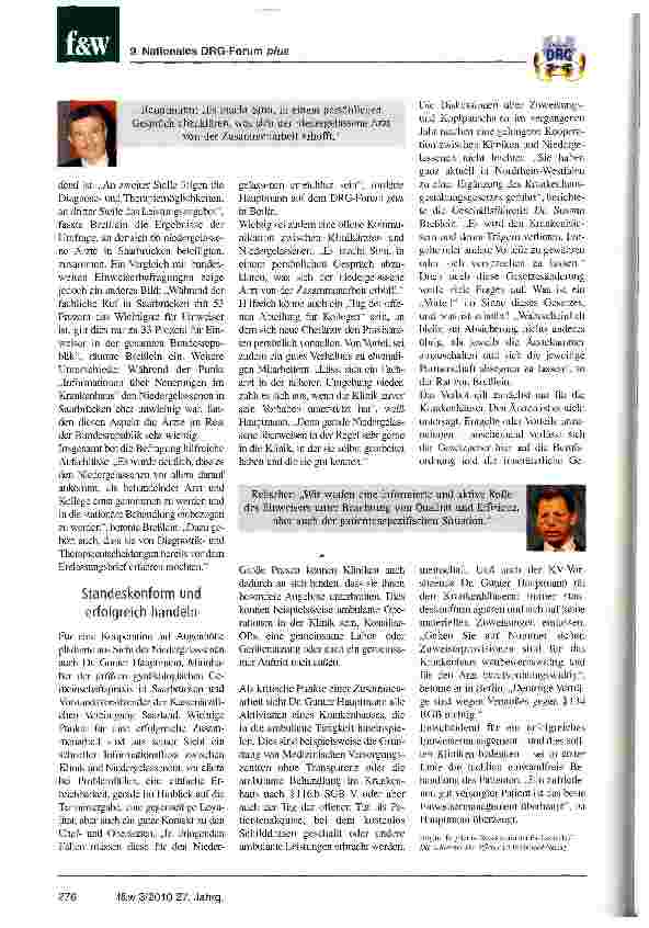 Vorschauseite 2: Partner auf Augenhöhe
