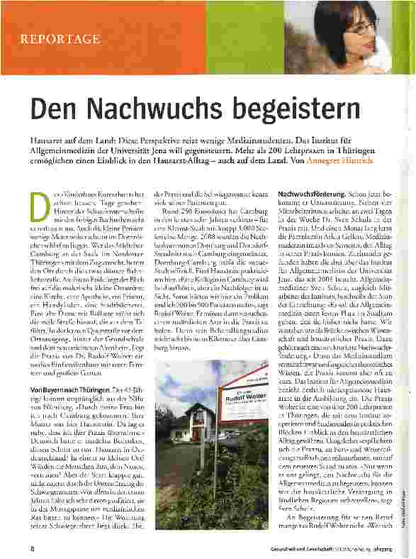 Vorschauseite 1: Den Nachwuchs begeistern