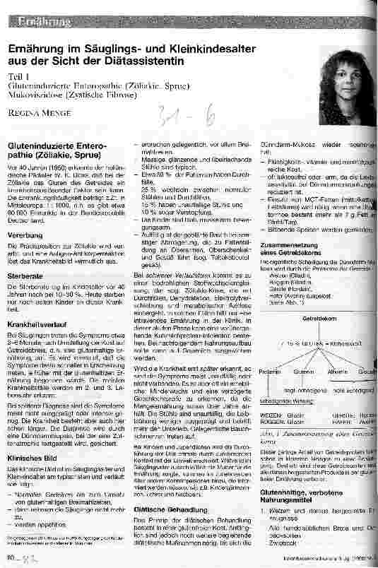 Vorschauseite 1: Ernährung im Säuglingsund Kleinkindesalter aus der Sicht der Diätassistentin - Teil 1