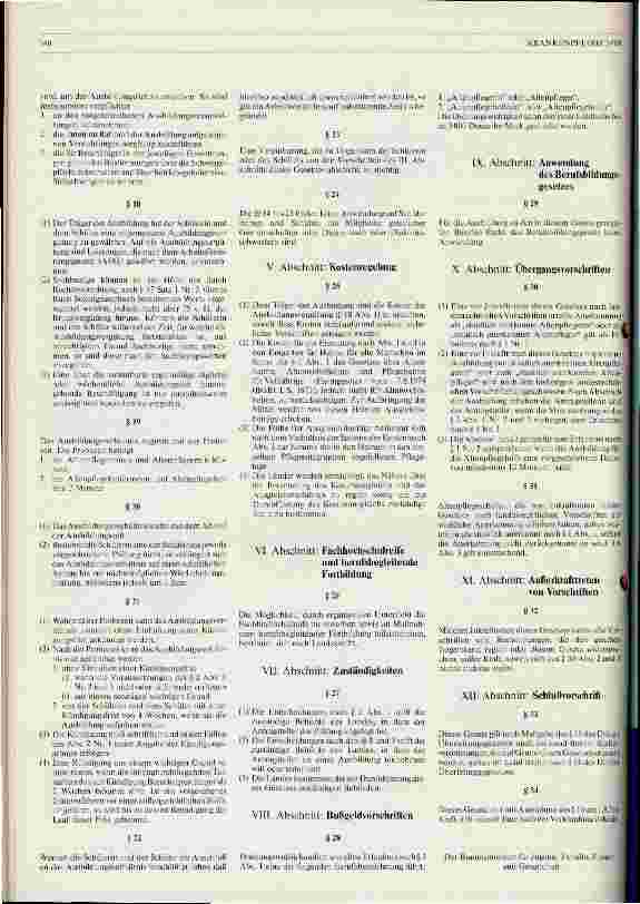 Vorschauseite 3: Entwurf: Gesetz über die Berufe in der Altenpflege (Altenpflegegesetz), 4. 12. 1989