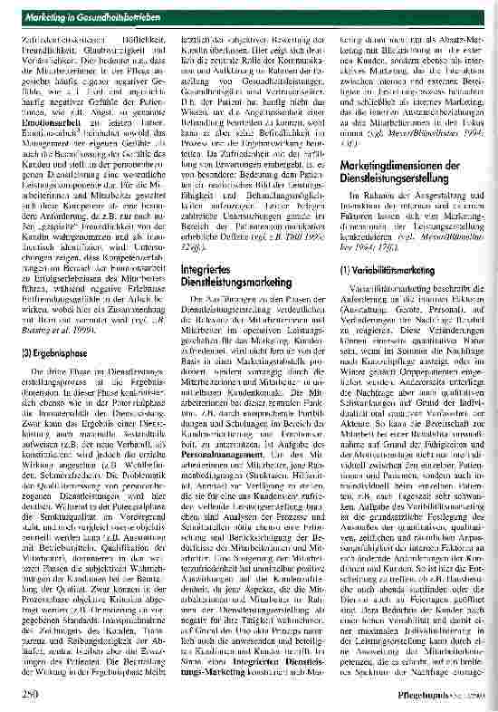 Vorschauseite 3: Marketing in Gesundheitsbetrieben Die Pflegenden als Marketingexperten in der personenbezogenen Dienstleistung