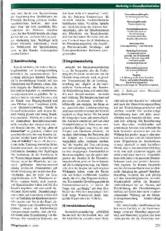Vorschauseite 4: Marketing in Gesundheitsbetrieben Die Pflegenden als Marketingexperten in der personenbezogenen Dienstleistung