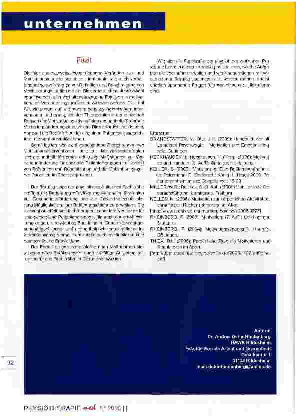 Vorschauseite 6: Gesundheitsförderung durch Motivation Strategien der Patientenaktivierung