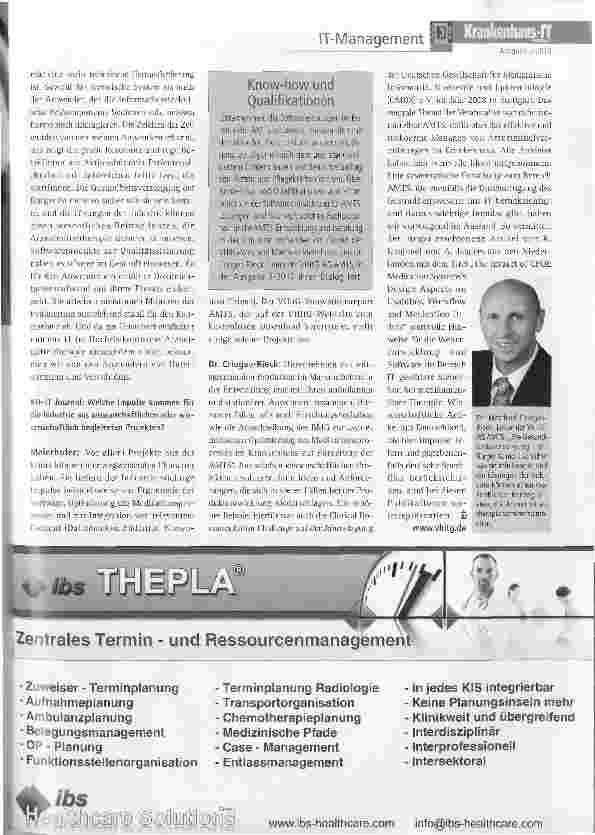 Vorschauseite 2: IT im „Risikoprozess Arzneimitteltherapie