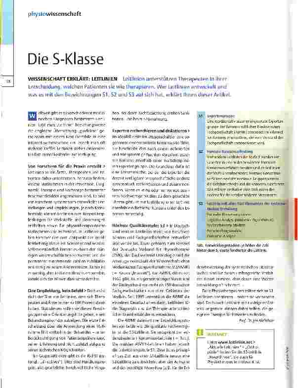 Vorschauseite 1: Die S-Klasse