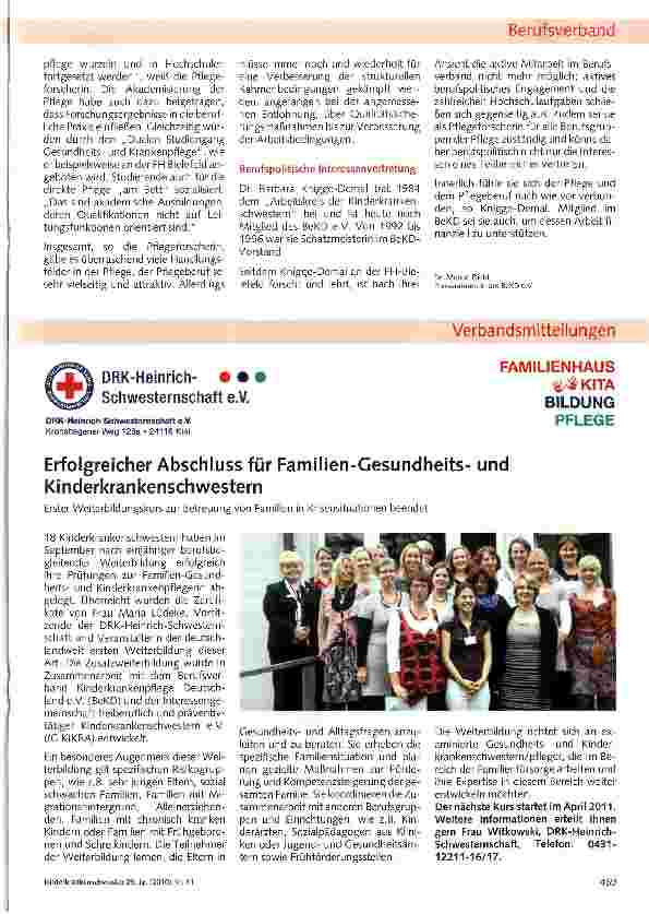 Vorschauseite 2: Biographien, die in der Gesundheitsund Kinderkrankenpflege ihre Wurzeln haben