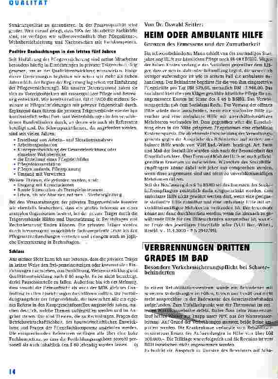 Vorschauseite 2: Einrichtungen in privater Trägerschaft: besser als ihr Ruf!