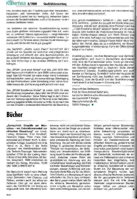 Vorschauseite 5: DIN ISO, EFQM, KTQ und andere Verfahren zur Qualitätsbewertung - eine Übersicht