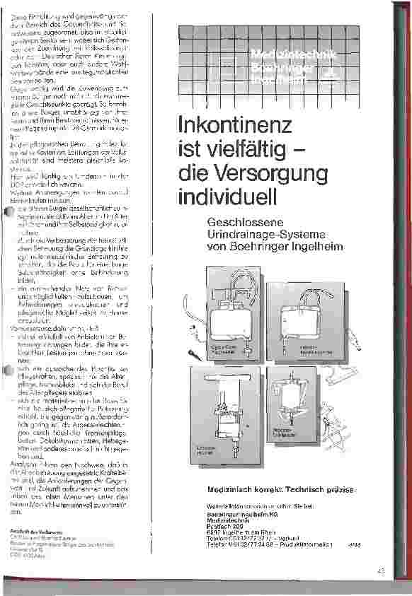 Vorschauseite 2: Vorschlag zur Betreuung älterer Bürger in der DDR