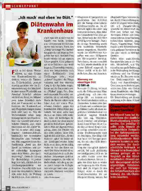 Vorschauseite 1: Krank durch Körperkult