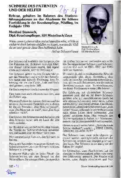 Vorschauseite 1: Schmerz des Patienten und der Helfer
