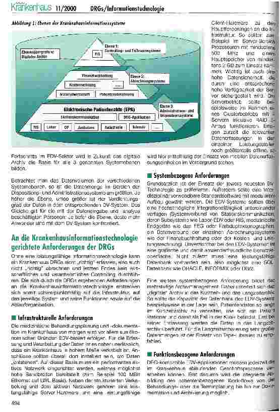 Vorschauseite 2: Anforderungen der DRGs an die Krankenhausinformationstechnologie