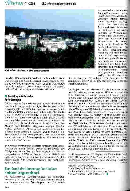 Vorschauseite 4: Anforderungen der DRGs an die Krankenhausinformationstechnologie