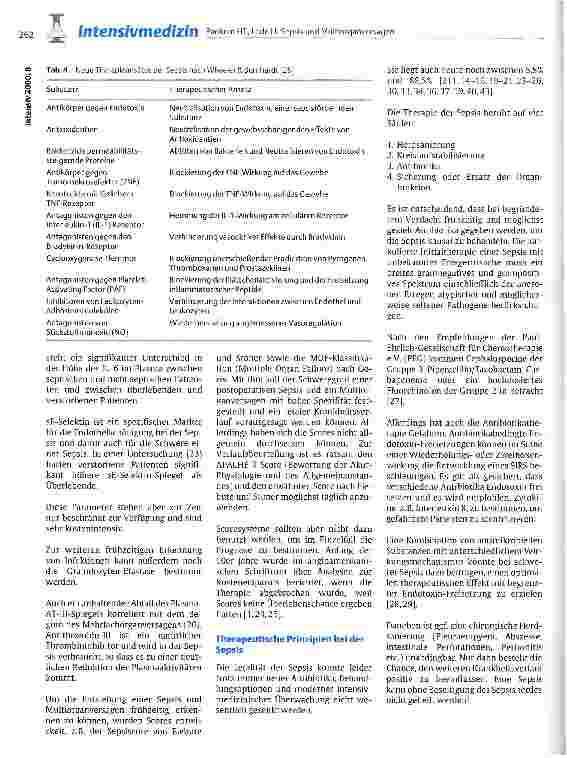 Vorschauseite 6: Sepsis und Multiorganversagen - Ungelöste Probleme der modernen Intensivmedizin