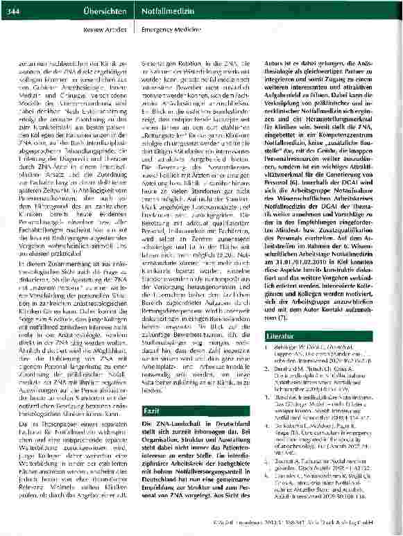 Vorschauseite 6: Zentrale interdisziplinäre Notaufnahme