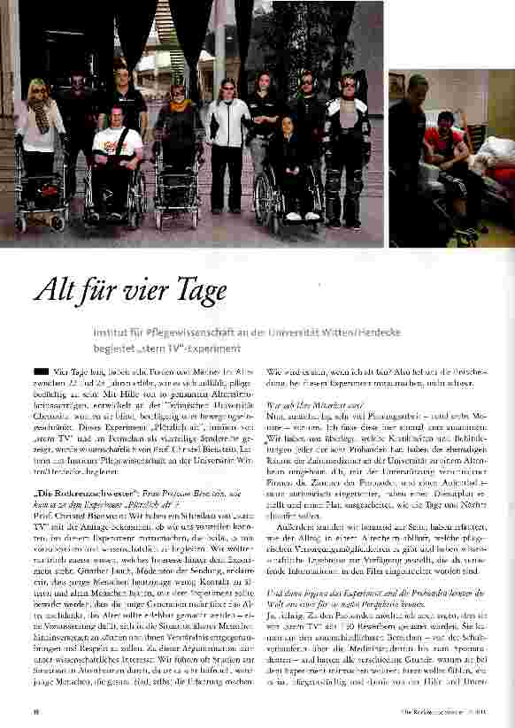 Vorschauseite 1: Alt für vier Tage